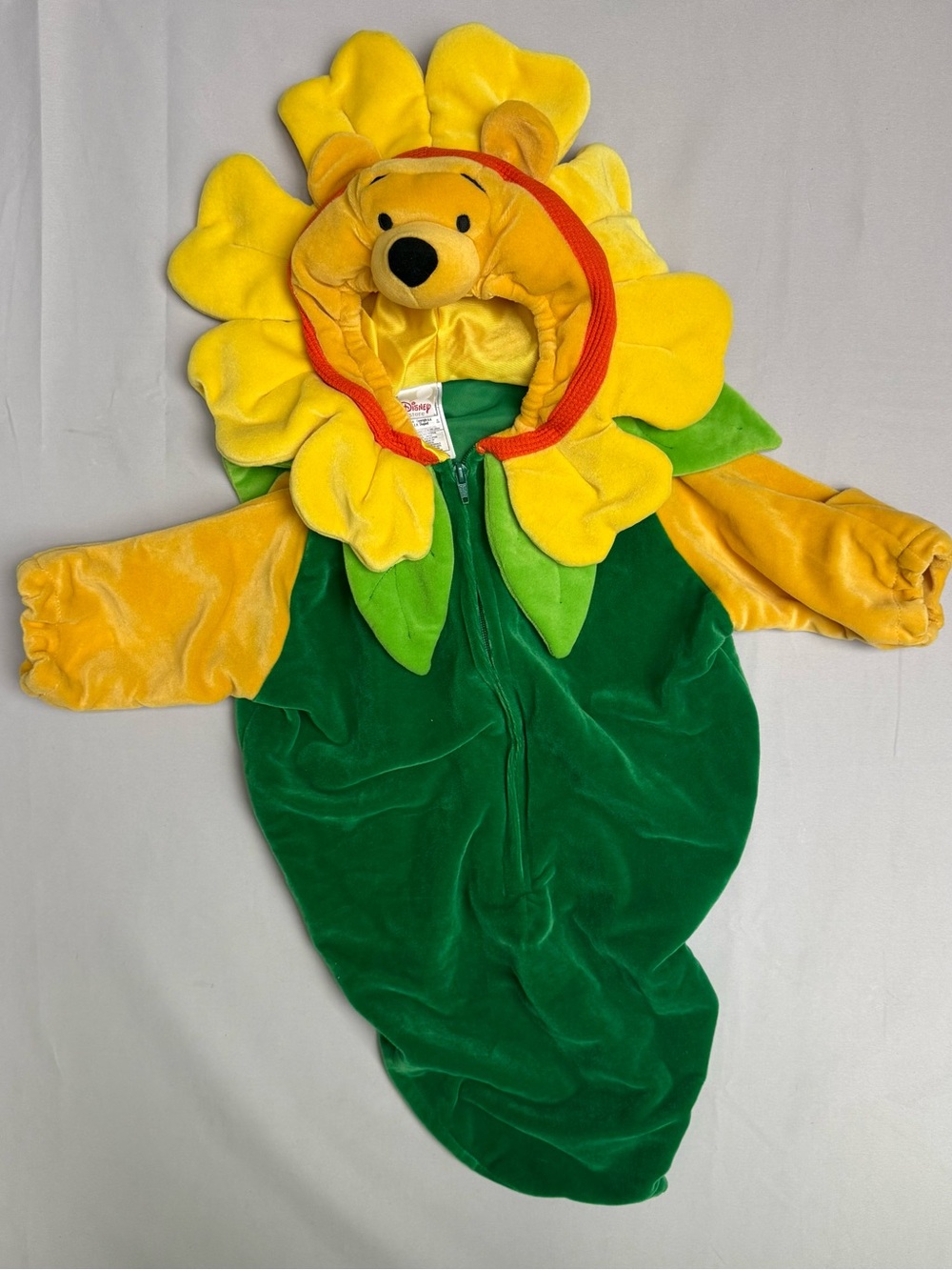 Disney Store Winnie the Pooh sunflower bunting costume 0-3m